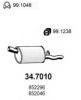 OPEL 852046 End Silencer